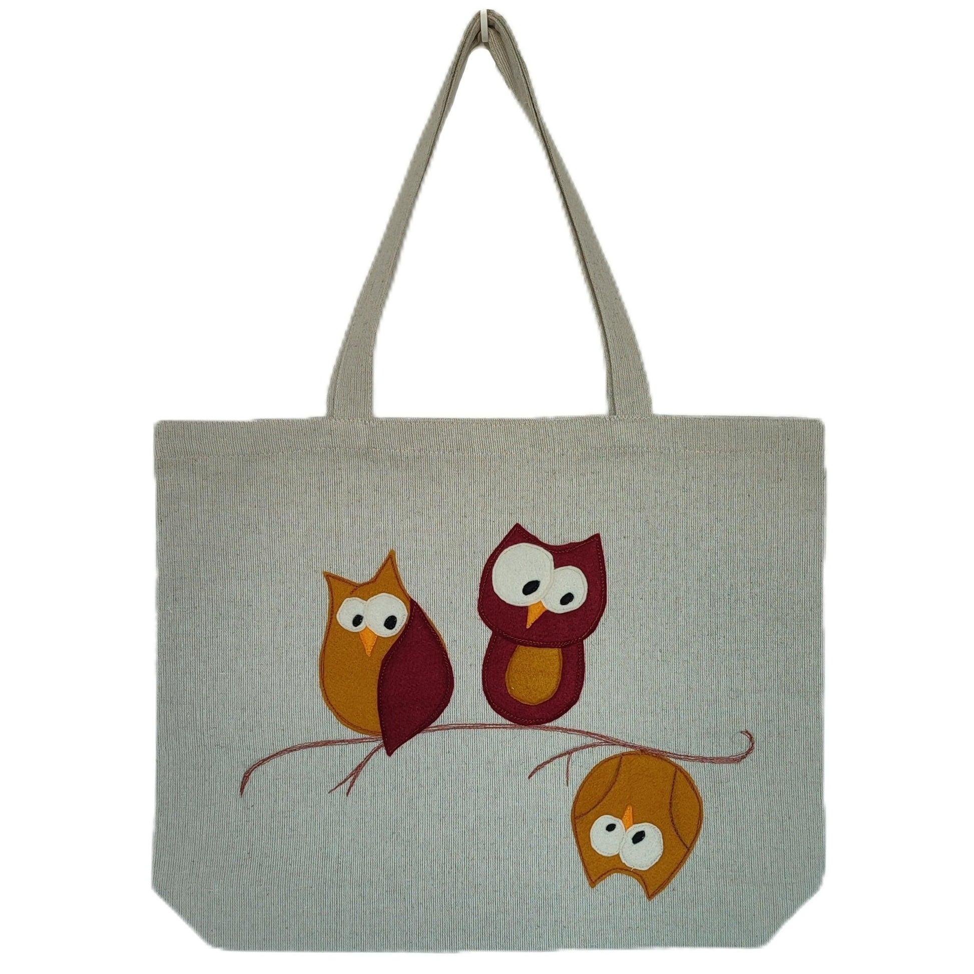 Big shopping bag OWLS - Linen4me