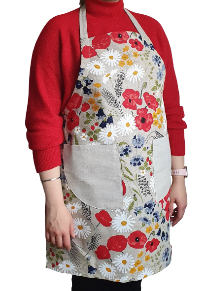 Apron FLOWERS - Linen4me