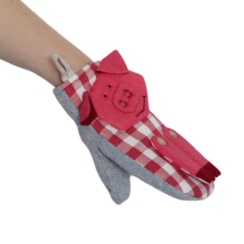 Oven mitt PIGGY - Linen4me