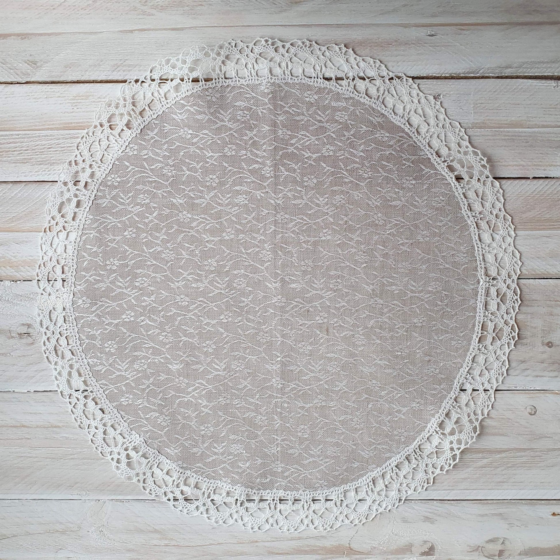 Napkin with lace ANNA - Linen4me