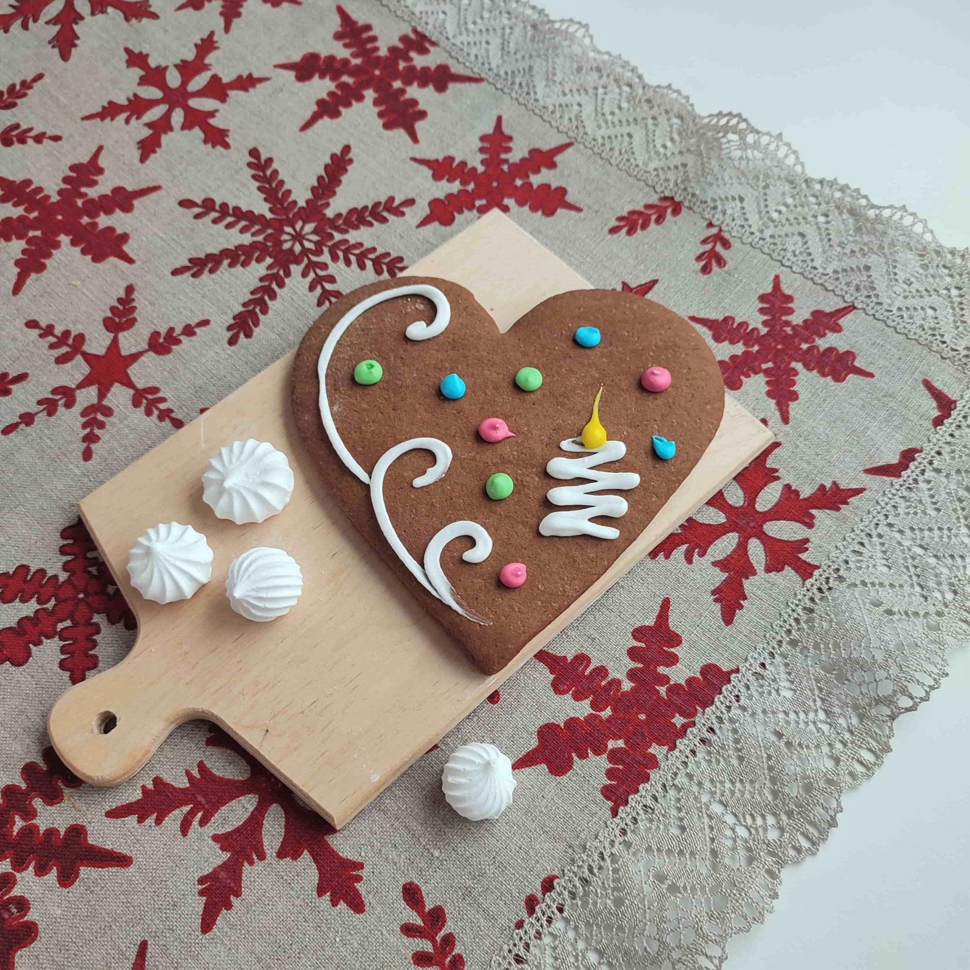 Napkin with lace CHRISTMAS - Linen4me