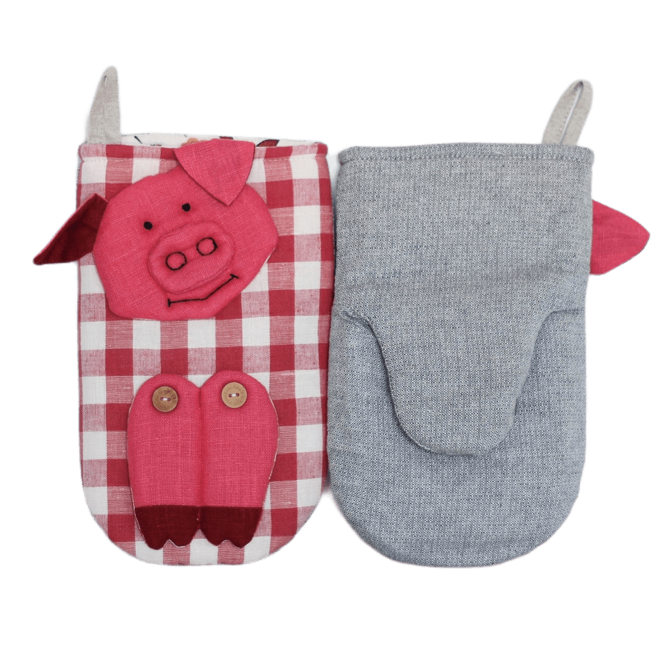 Oven mitt PIGGY - Linen4me