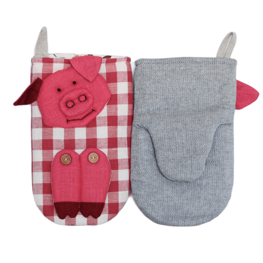 Oven mitt PIGGY - Linen4me