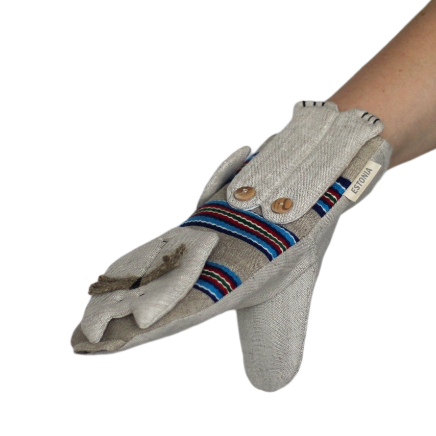 Oven mitt CAT OTTO - Linen4me