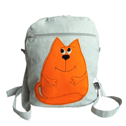 Backpack ORANGE CAT - Linen4me