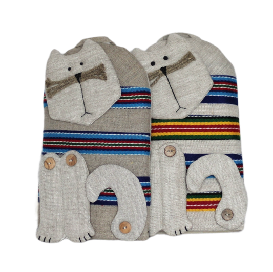 Oven mitt CAT OTTO - Linen4me