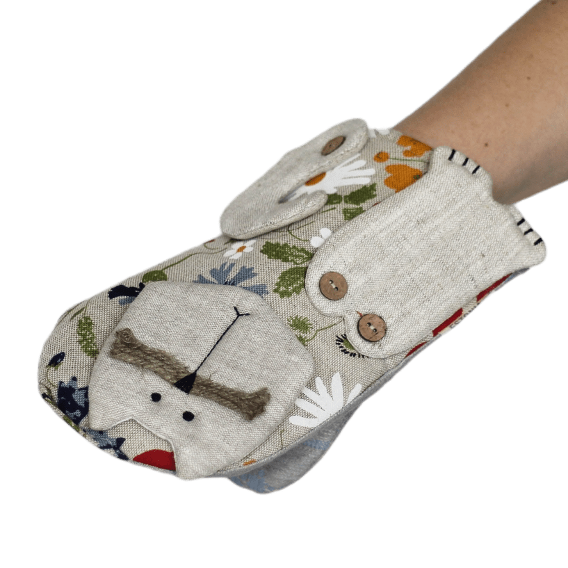 Oven mitt CAT ELLA - Linen4me