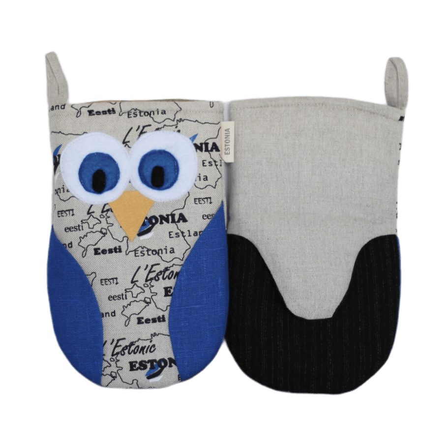 Oven mitt OWL THOMAS - Linen4me