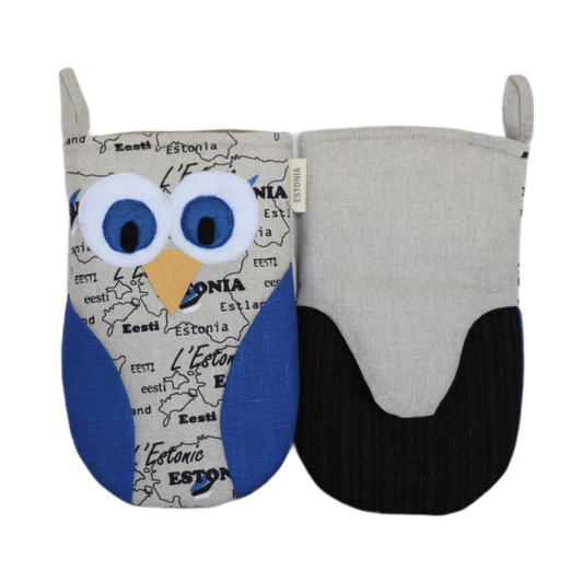Oven mitt OWL THOMAS - Linen4me