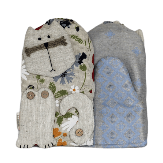 Oven mitt CAT ELLA - Linen4me