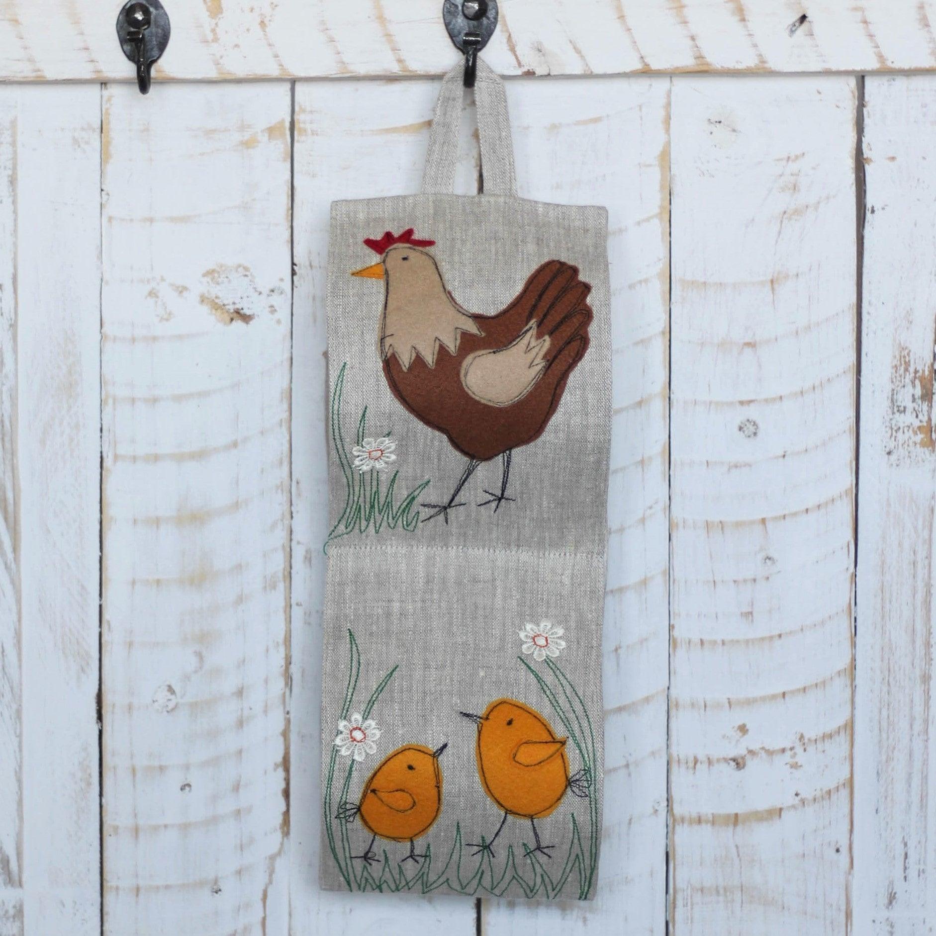 Toilet roll holder CHICKEN - Linen4me