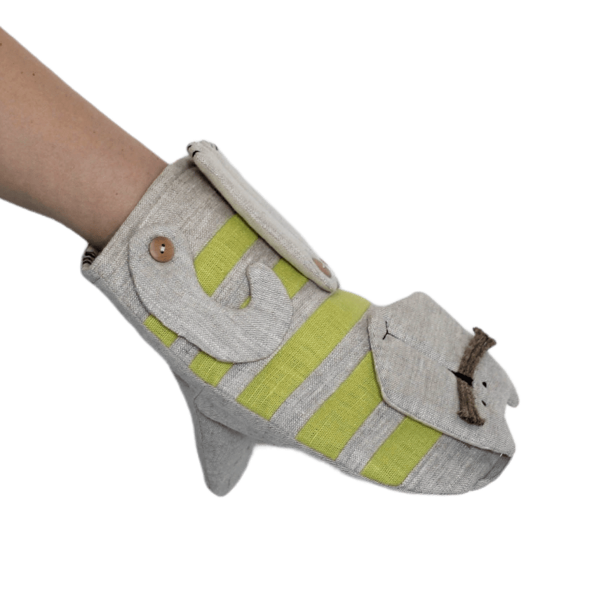Oven mitt CAT OSCAR - Linen4me