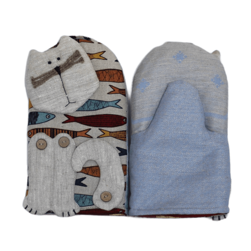 Oven mitt CAT MARTIN - Linen4me