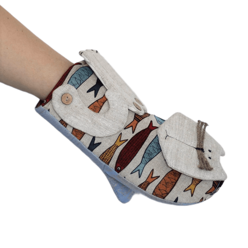 Oven mitt CAT MARTIN - Linen4me