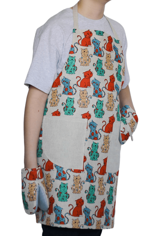 Apron ORANGE CAT - Linen4me