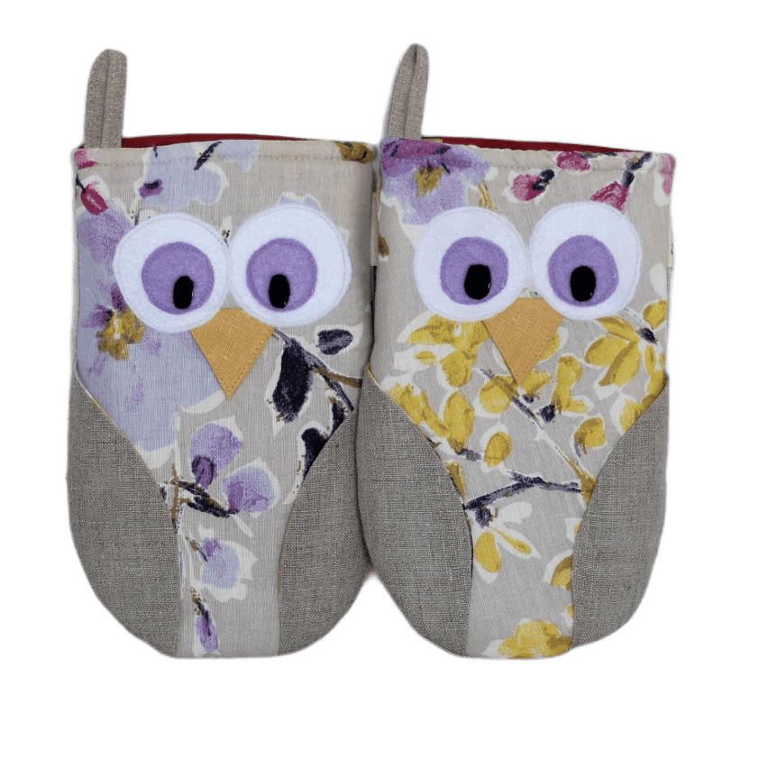 Oven mitt OWL WENDY - Linen4me