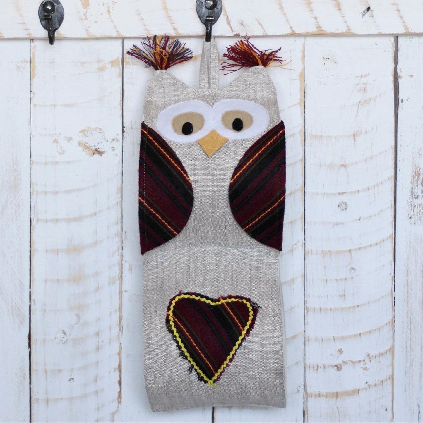 Toilet roll holder OWL - Linen4me