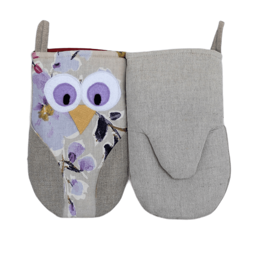 Oven mitt OWL WENDY - Linen4me