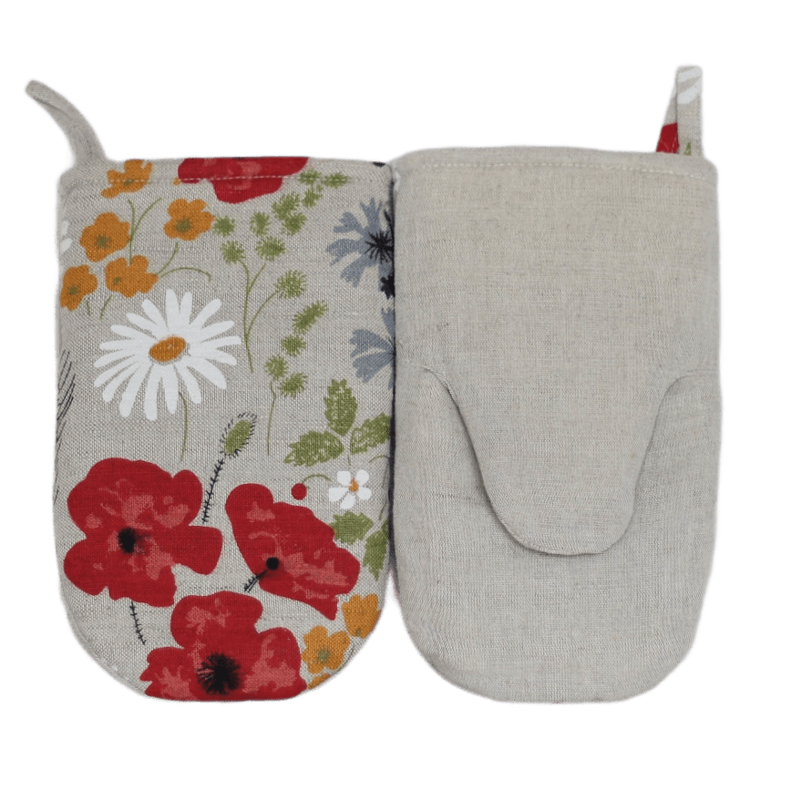 Oven mitt FLOWERS - Linen4me