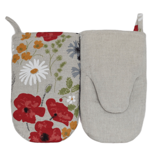 Oven mitt FLOWERS - Linen4me