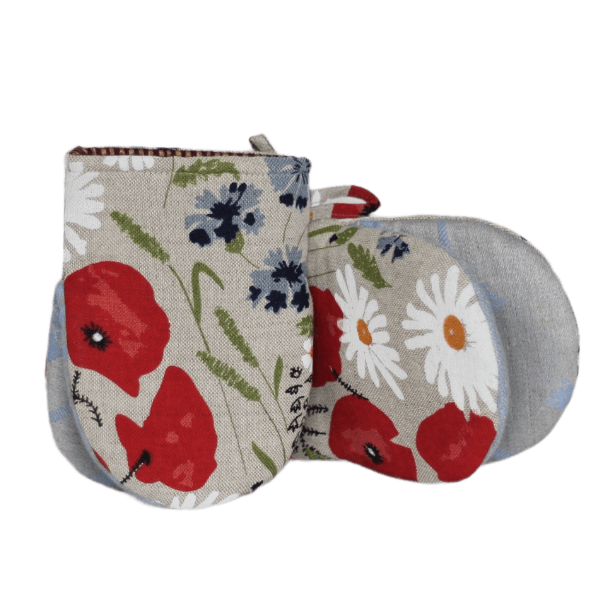 Oven mitt FLOWERS - Linen4me