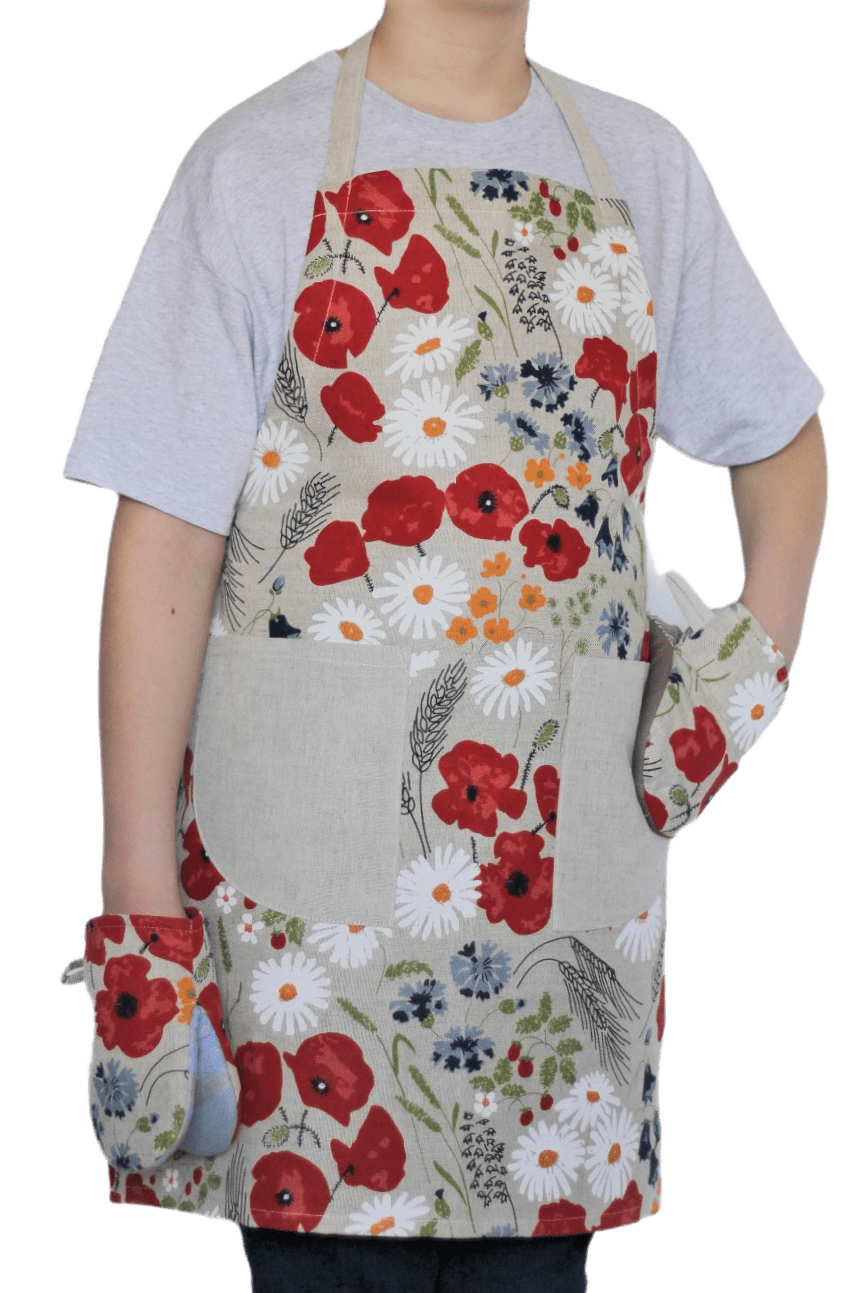 Apron FLOWERS - Linen4me