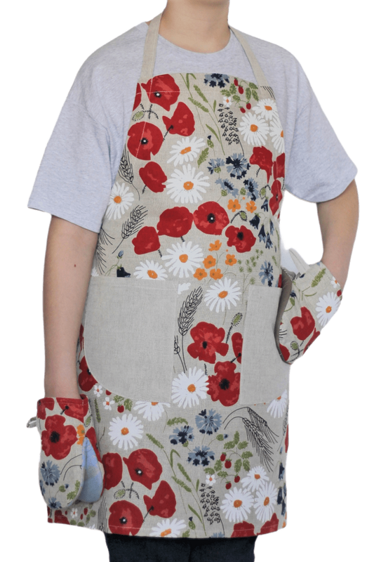 Apron FLOWERS - Linen4me