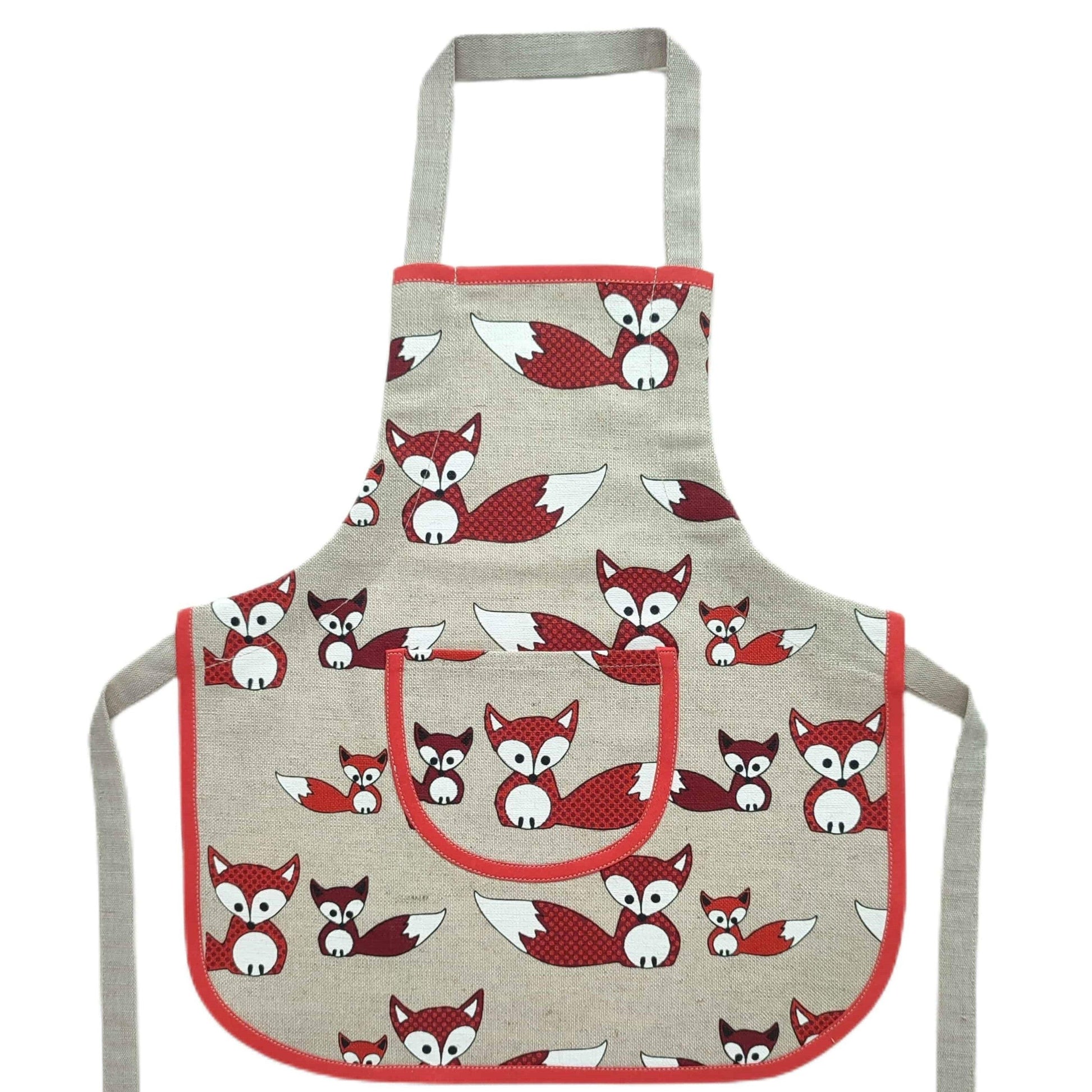 Children's apron (1-4 years old) FOX - Linen4me