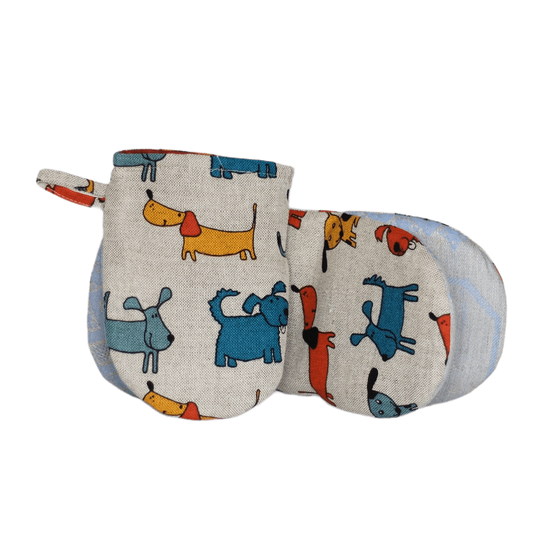 Oven mitt ORANGE PUPPY - Linen4me