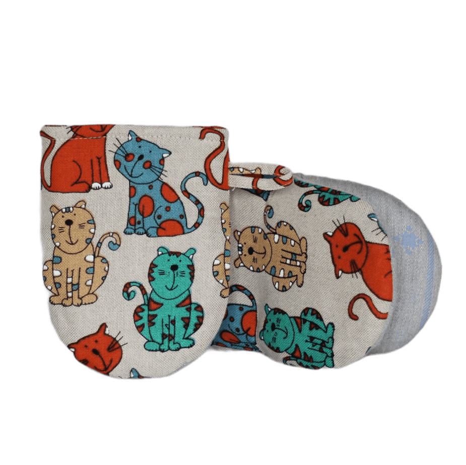 Oven mitten ORANGE CAT - Linen4me