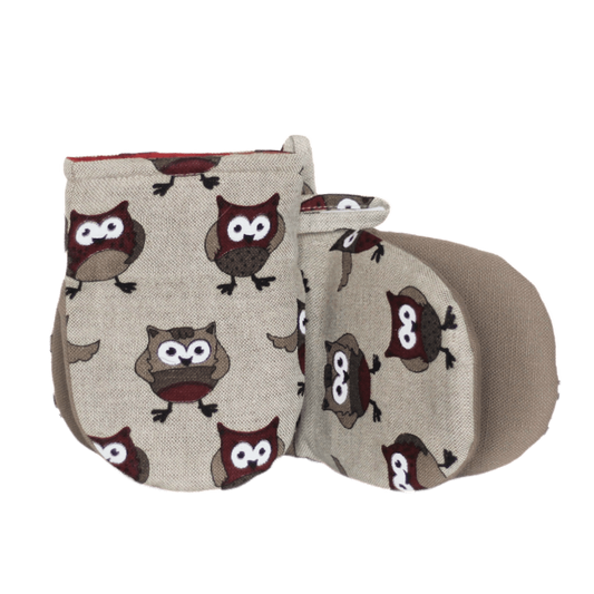 Oven mitt OWL - Linen4me
