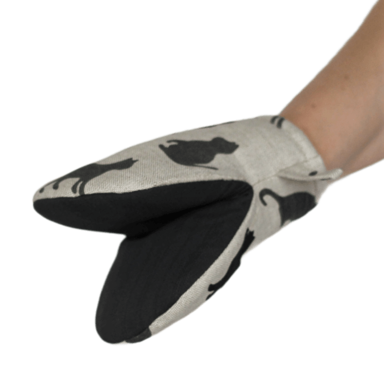 Oven mitt TWO CATS - Linen4me