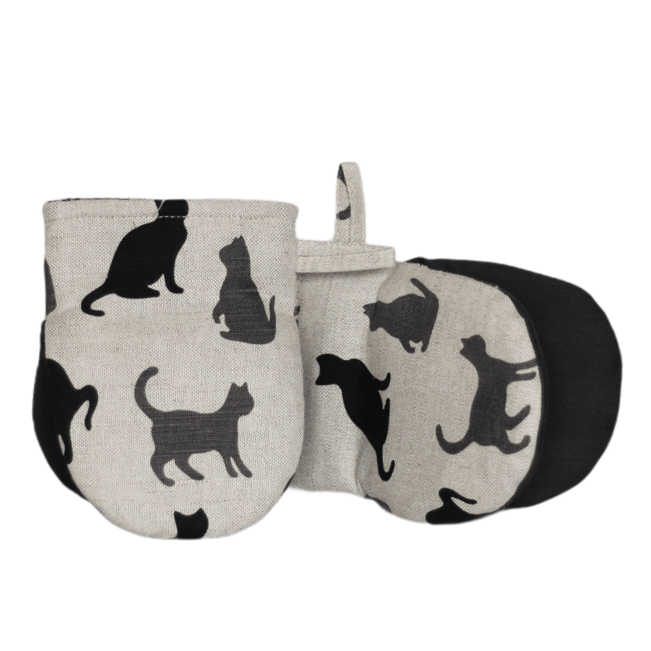 Oven mitt TWO CATS - Linen4me