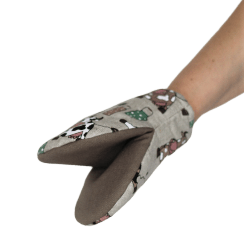 Oven mitt FUNNY COWS - Linen4me