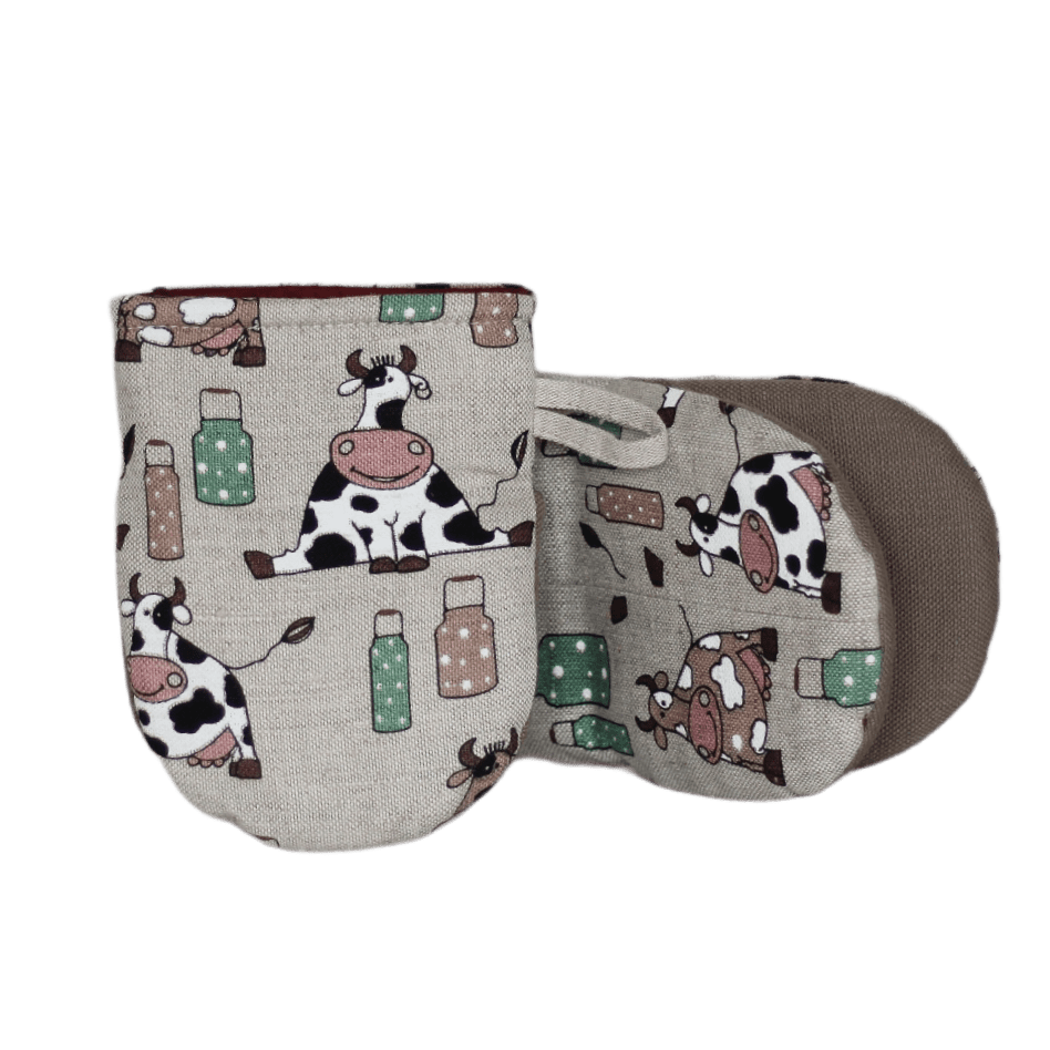 Oven mitt FUNNY COWS - Linen4me