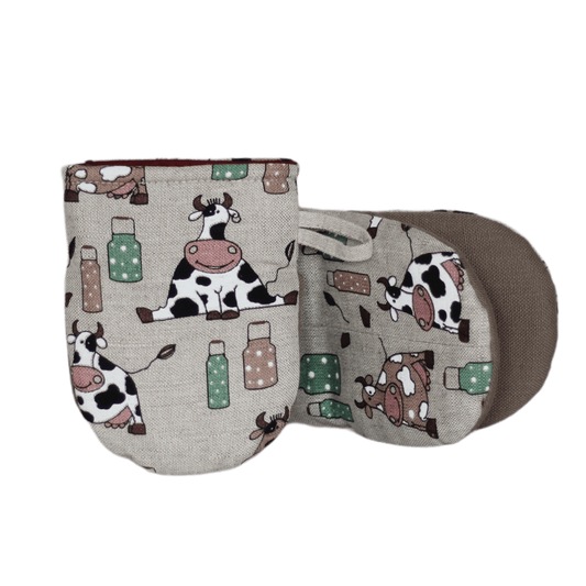 Oven mitt FUNNY COWS - Linen4me