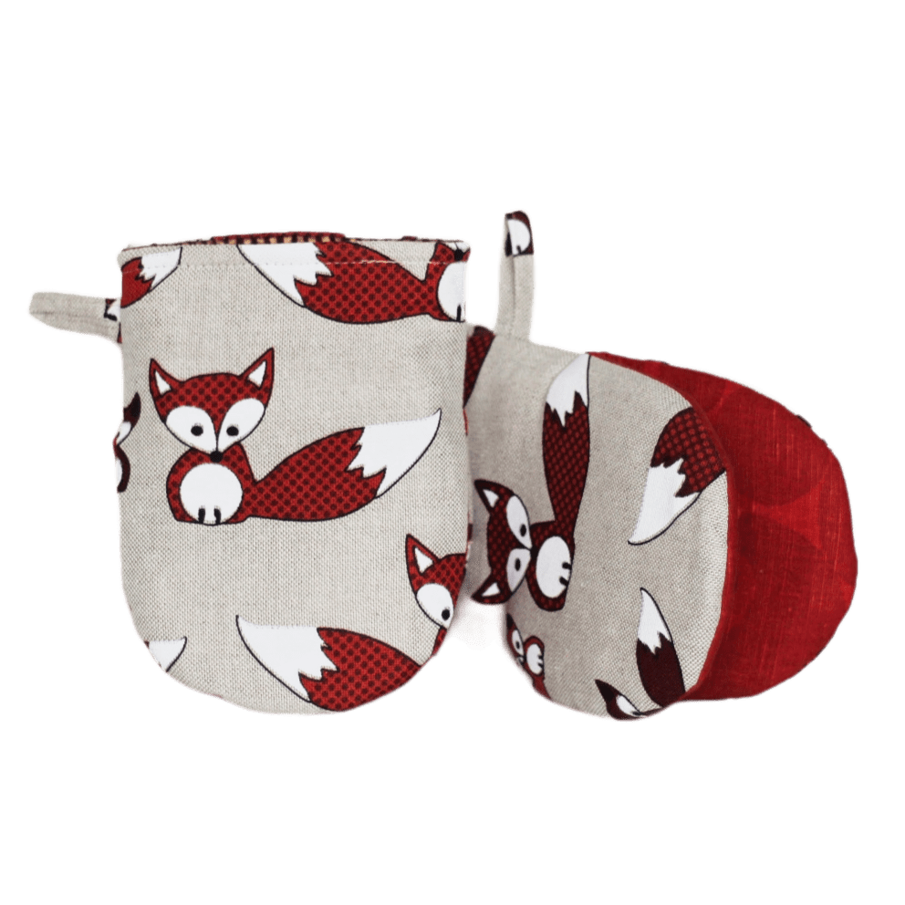 Oven mitt FOX - Linen4me