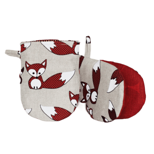 Oven mitt FOX - Linen4me