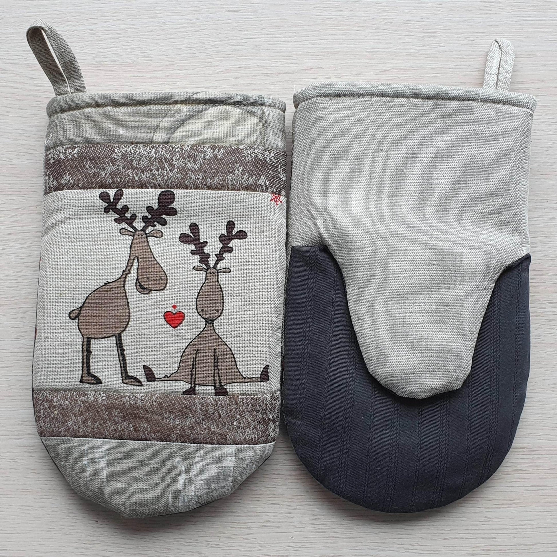 Oven mitt CHRISTMAS DEER - Linen4me