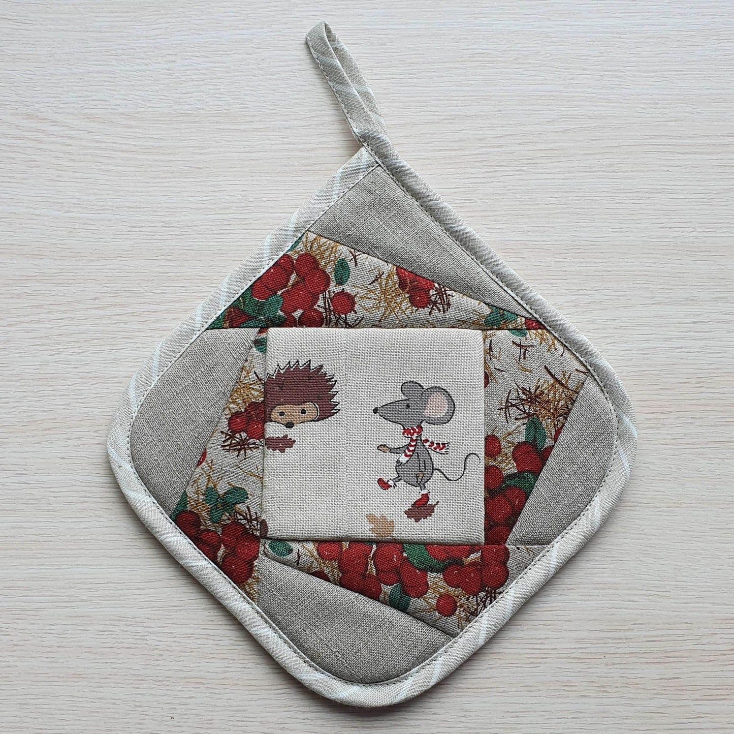 Kitchen potholder MOUSE - Linen4me
