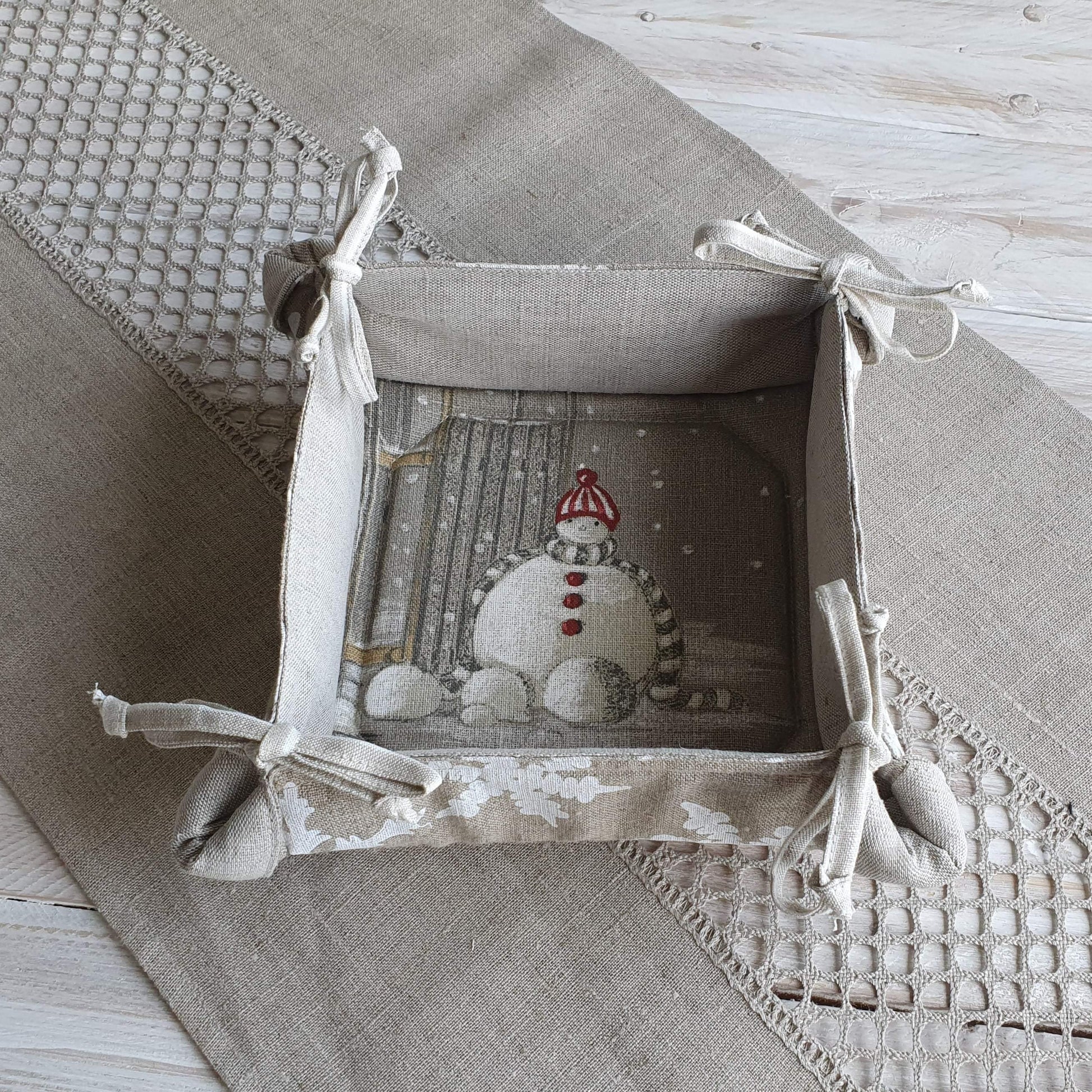 Breadbasket WINTER FOREST - Linen4me