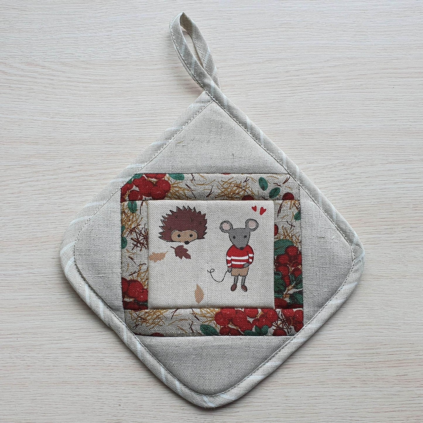 Kitchen potholder MOUSE - Linen4me