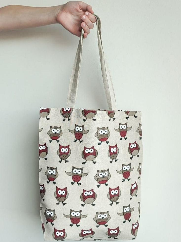 Shopping bag OWL - Linen4me