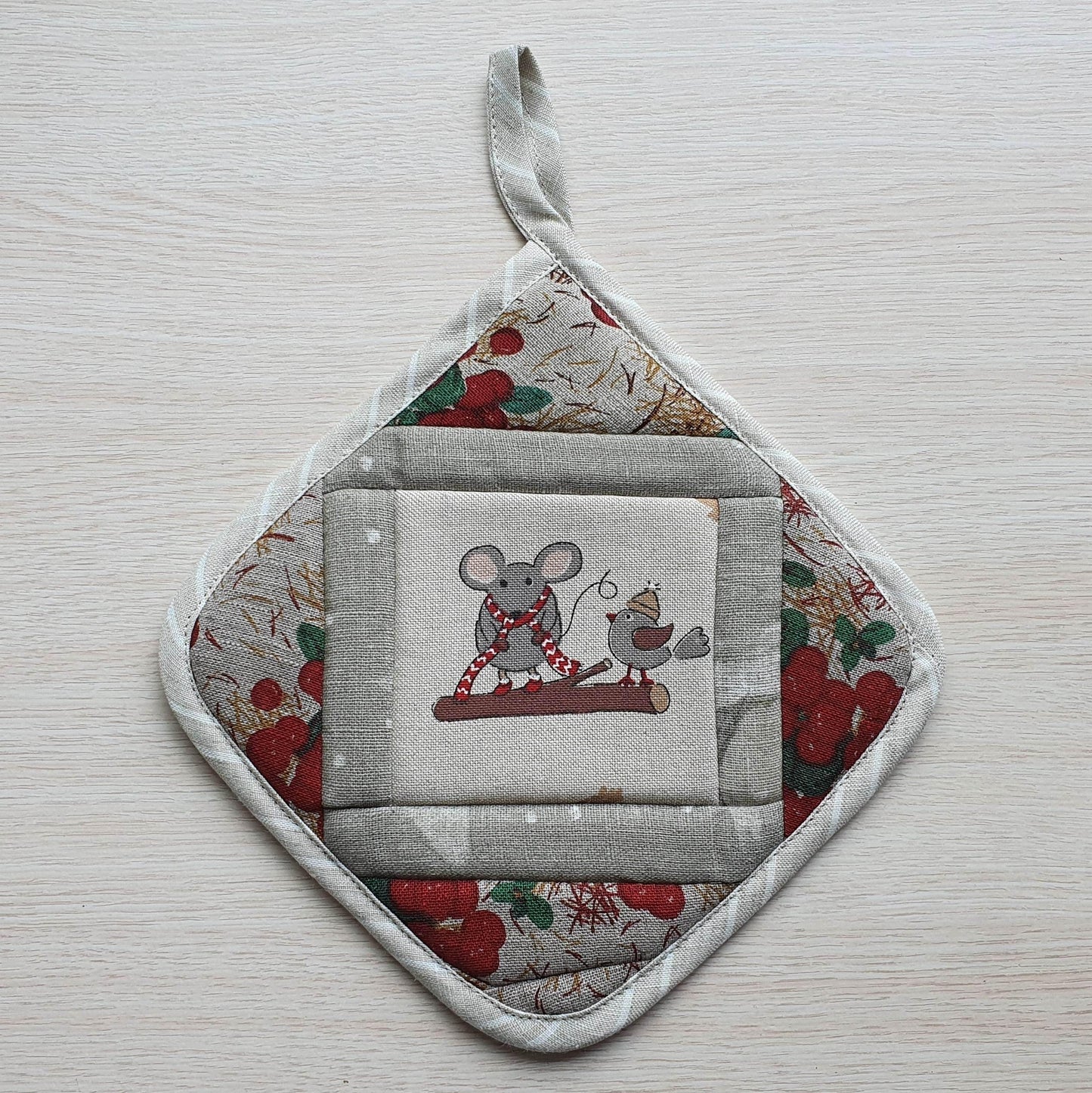 Kitchen potholder MOUSE - Linen4me