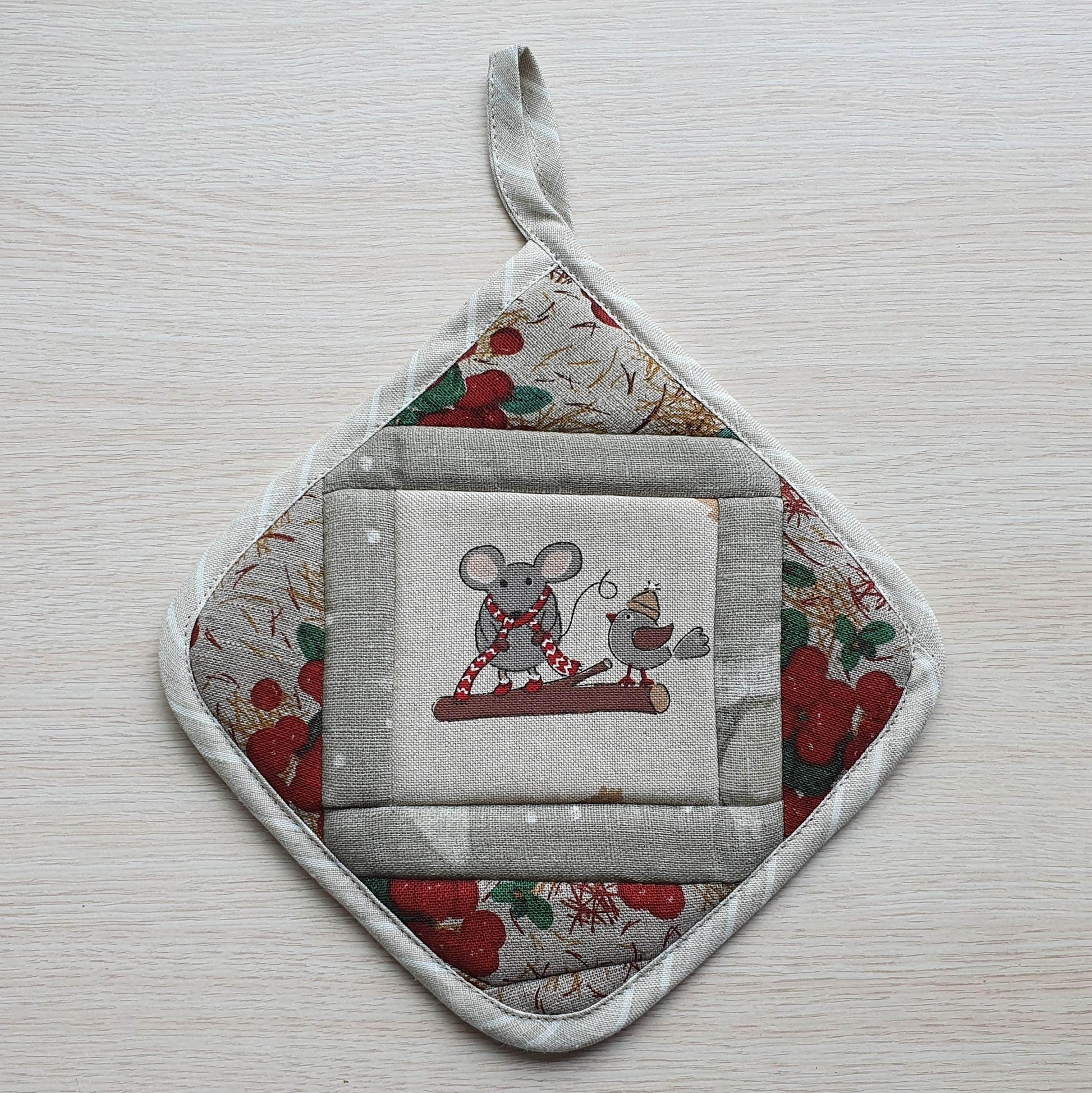 Kitchen potholder MOUSE - Linen4me