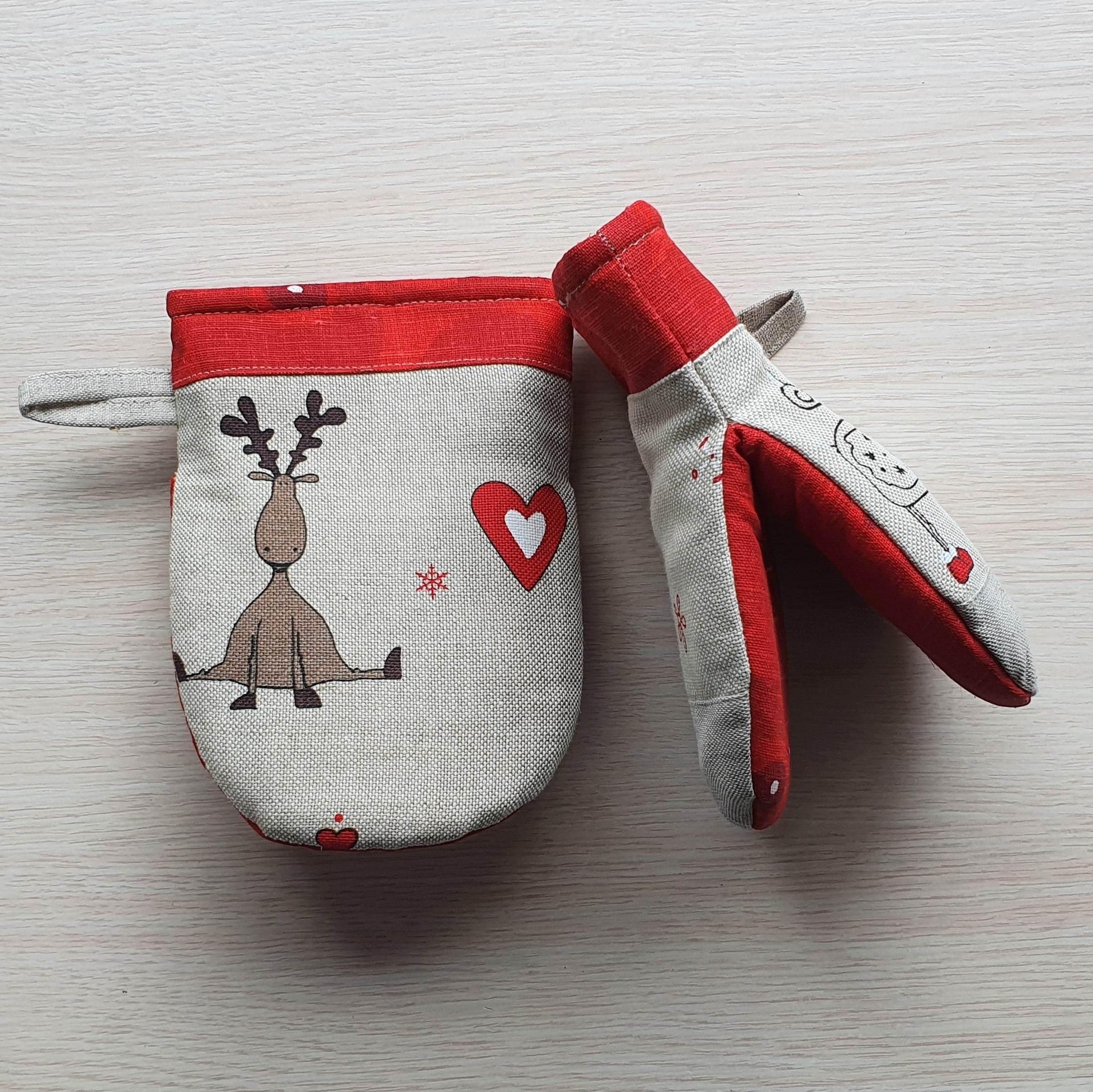 Oven mitt CHRISTMAS DEER - Linen4me