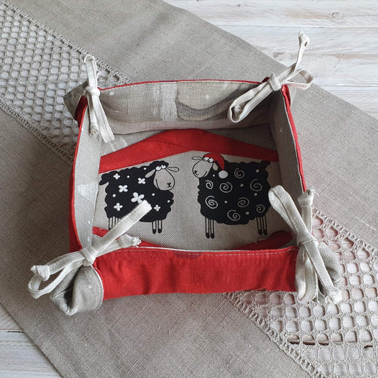 Breadbasket SHEEPS - Linen4me