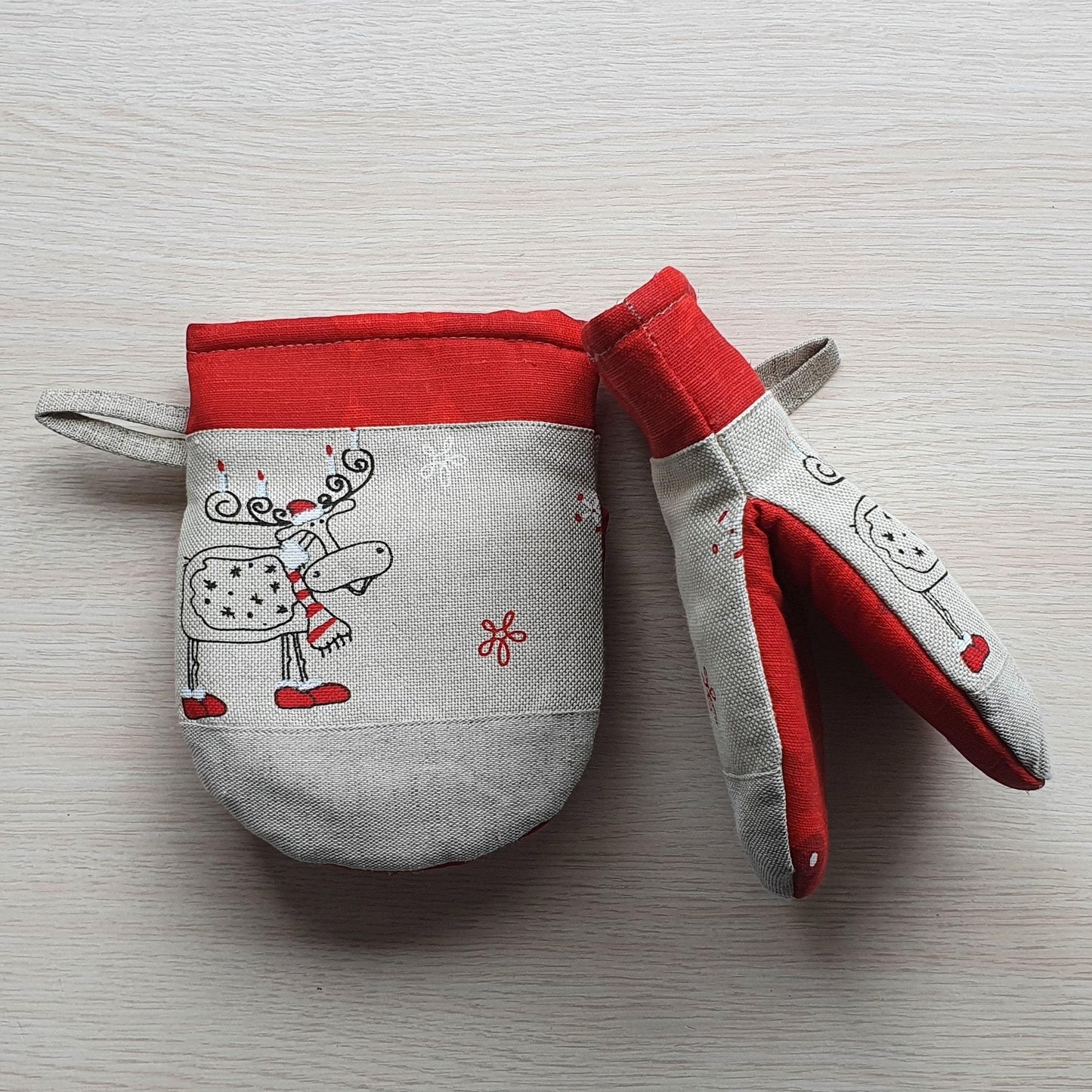 Oven mitt CHRISTMAS DEER - Linen4me
