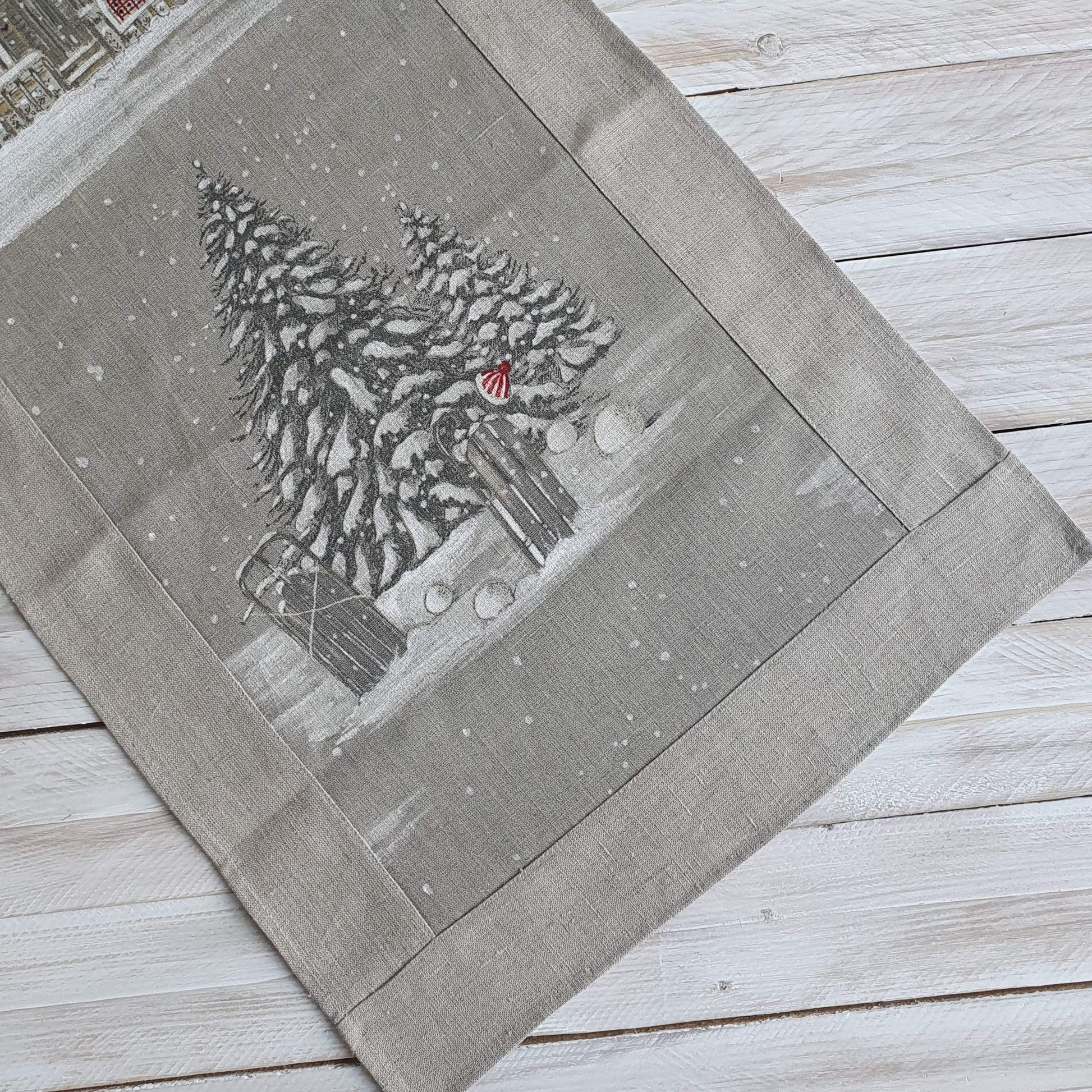 Table runner WINTER TALE - Linen4me