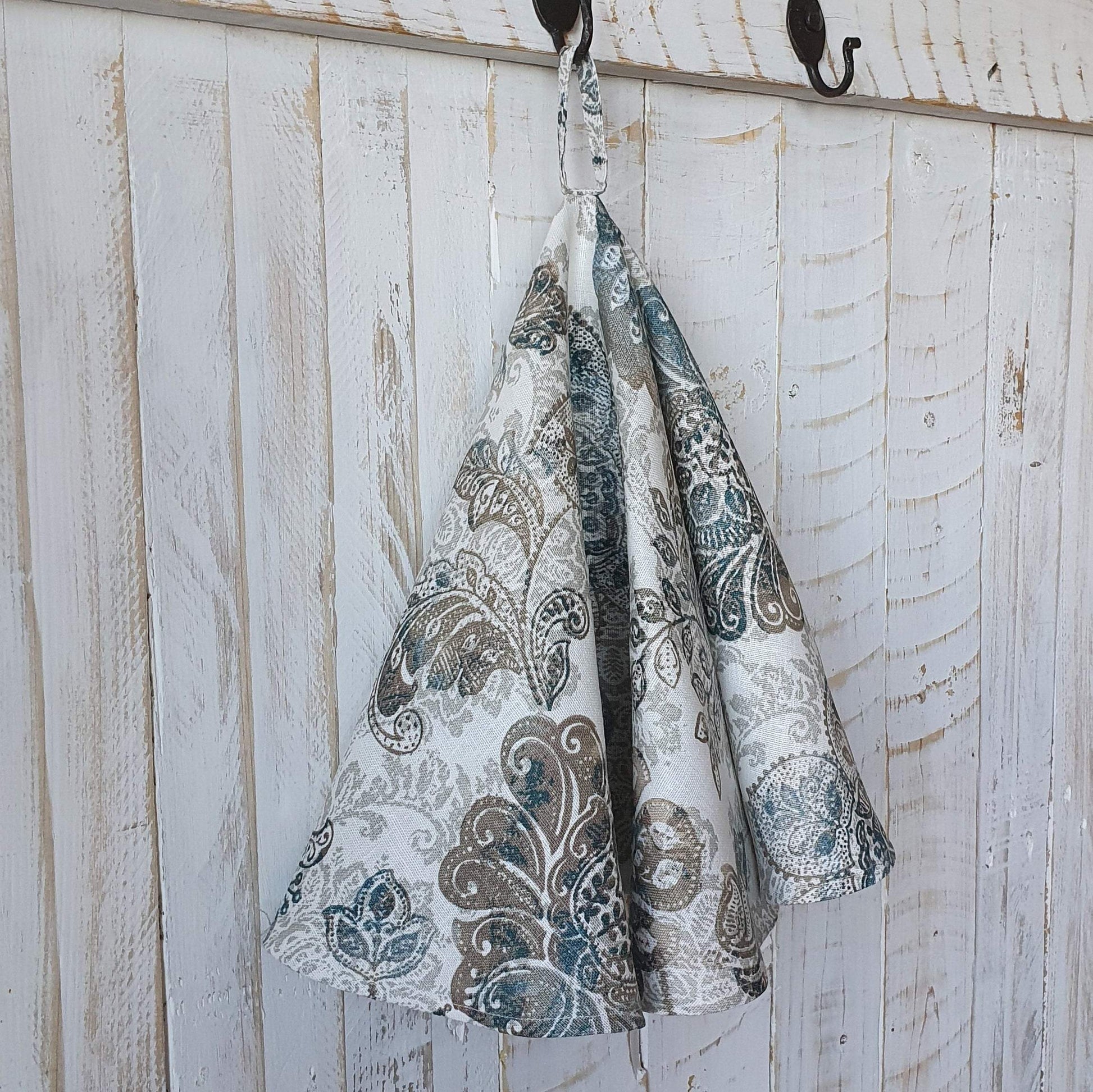 Round kitchen towel VINTAGE - Linen4me